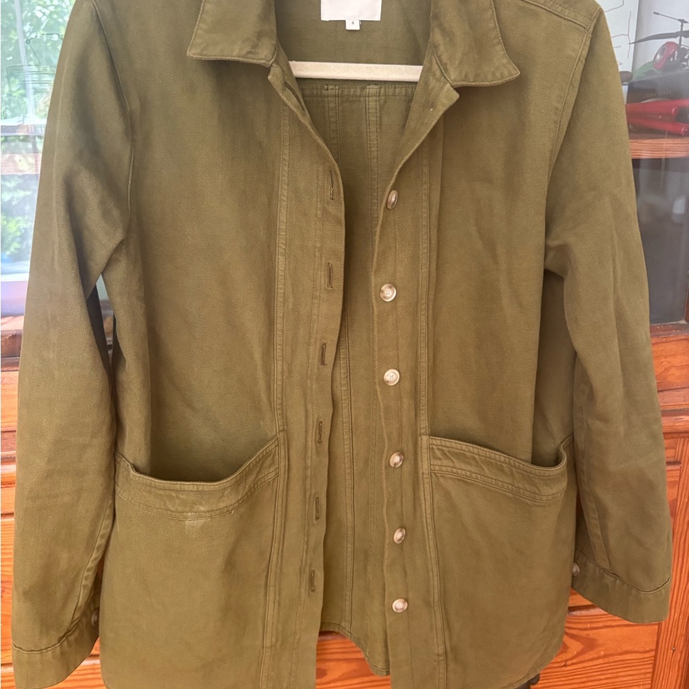 Sezane Olive Utility Jacket- NWOT - Picture 2 of 5